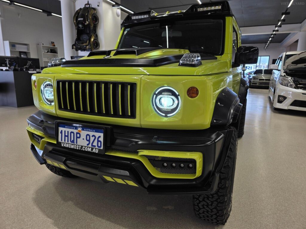 Suzuki Jimny with Baby G Wagon Body Kit by Wald